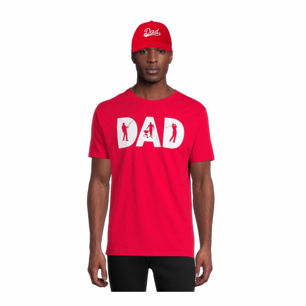 Red Dad Cap & Tshirt bundle